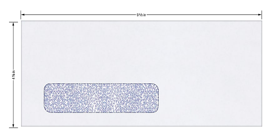 20 Forever Stamped Envelopes - #10 White Wove, Self-Adhesive, Security Lined (Mint Never Hinged)