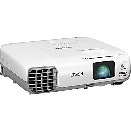 Epson® PowerLite™ 955WH 3LCD WXGA LCD Projector, White