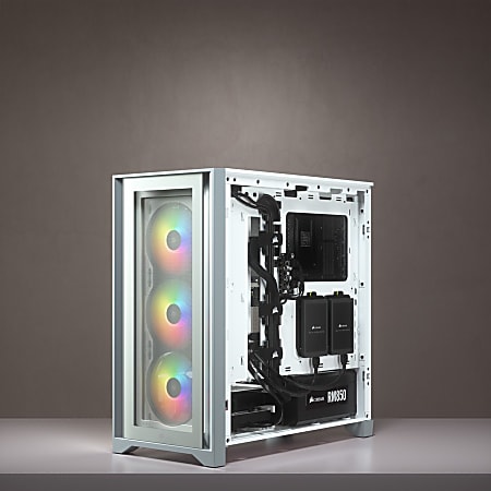（╹◡╹） Corsair iCUE 4000X RGB Tempered Glass Mid Tower ATX Case