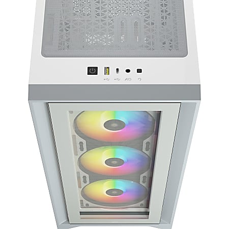 Tech Land BD - Corsair iCUE 4000X RGB Tempered Glass