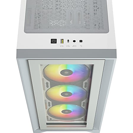 Corsair iCUE 4000X RGB Tempered Glass Mid Tower ATX Case