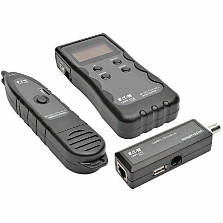 Tripp Lite Cable Tester Wire Tracker Length Fault Location RJ45 RJ11 BNC USB, T010001K