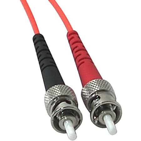 C2G-4m LC-ST 62.5/125 OM1 Duplex Multimode PVC Fiber Optic Cable - Orange