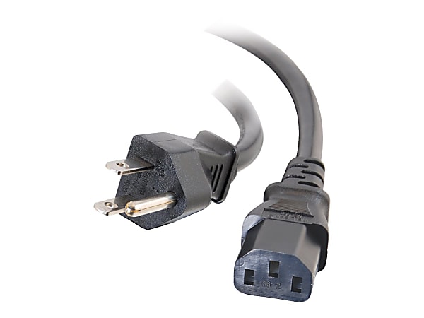 C2G 5ft 16 AWG Universal Power Cord (NEMA 5-15P to IEC320C13) TAA - C2G 5ft 16 AWG Universal Power Cord (NEMA 5-15P to IEC320C13) TAA