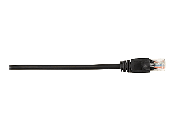 Black Box - Patch cable - RJ-45 (M) to RJ-45 (M) - 10 ft - UTP - CAT 5e - molded, snagless, stranded - black