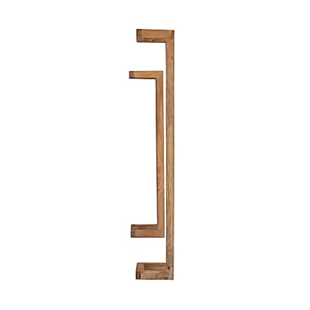 Powell Nettles Wood Towel Racks 48 H x 9 W x 7 12 D Brown Set Of 2 ...