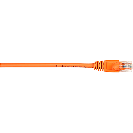 Black Box Connect Cat.5e UTP Patch Network Cable - 3 ft Category 5e Network Cable for Network Device - First End: 1 x RJ-45 Male Network - Second End: 1 x RJ-45 Male Network - 1 Gbit/s - Patch Cable - Gold Plated Contact - CM - 26 AWG - Orange