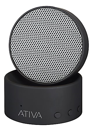 Ativa™ Wireless Bluetooth® Swivel Speaker, Black, A106