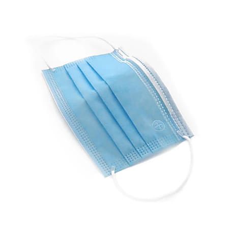 Amerishield AirMax Level 3 Surgical Masks One Size Blue Box Of 50 Masks ...
