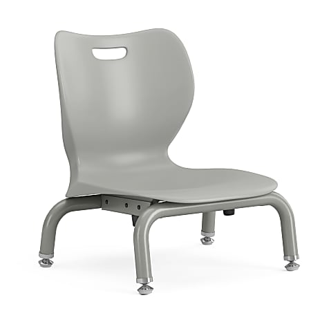 HON SmartLink 4-Leg Plastic Stackable Chairs, Platinum, Set Of 4 Chairs, HONSS4L06AEPTPL