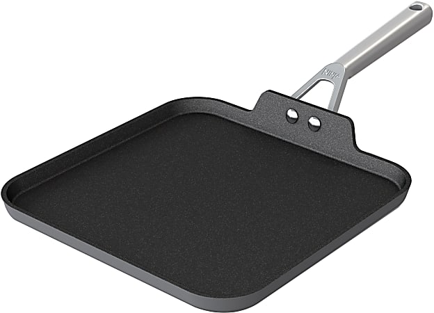 SAKUCHI Sakuchi 11 Inch grill Pan for Stove Tops Induction compatible, Nonstick Square griddle Pan for grilling, Frying, Sauteing