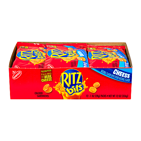 Ritz Bits, Cheese, 1 oz Pouch, 12/Pack Ritz Bits, Cheese, 1 oz Pouch, 12/Pack