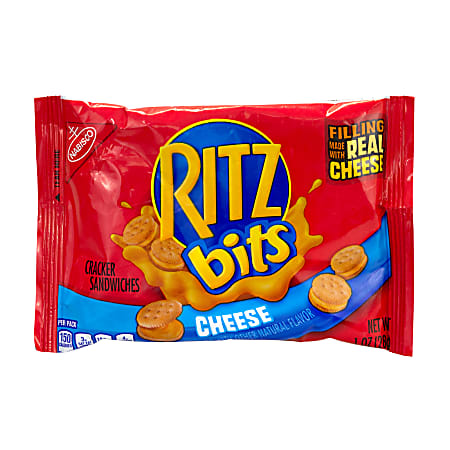 Ritz Bits, Cheese, 1 oz Pouch, 12/Pack Ritz Bits, Cheese, 1 oz Pouch, 12/Pack