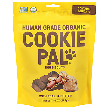 Cookie Pal Dog Biscuits, Peanut Butter, 10 Oz, Total Qty 4