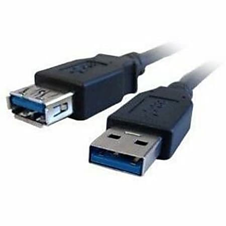 Comprehensive USB 3.0 A Male To A Female Cable 6ft. - 6 ft USB Data Transfer Cable  - USB3AAMF6ST
