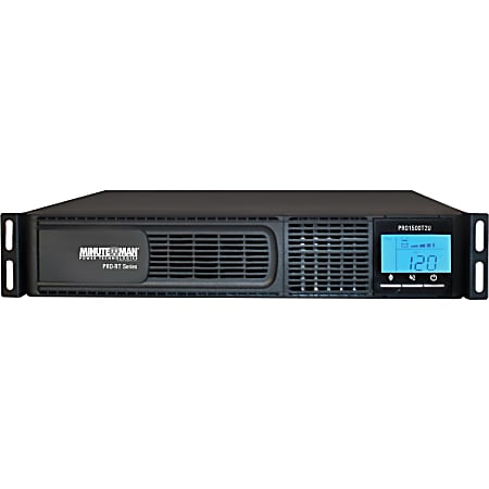 Minuteman PRO-RT PRO1500RT2U 1500VA Tower/Rack/Wall Mountable UPS - 2U Tower/Rack/Wall Mountable - 4 Minute Stan - PRO1500RT2UNC