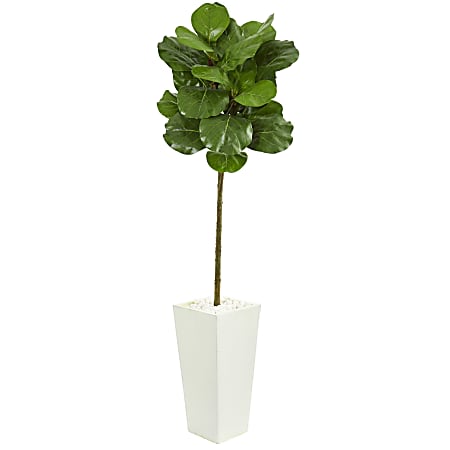 Nearly Natural Fiddle Leaf 66" Artificial Tree With