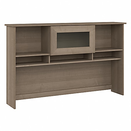 Bush Furniture Cabot 60"W Hutch, Ash Gray, Standard Delivery