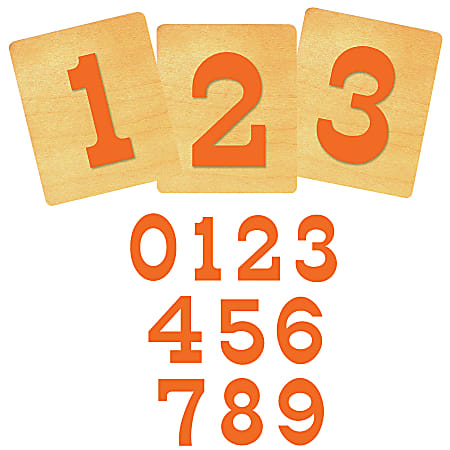 Ellison® Prestige® SureCut™ Number Set, 4", Circus™