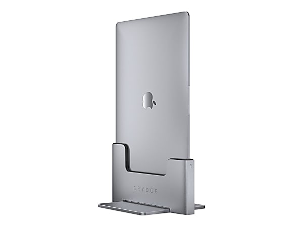 Brydge Vertical Dock - Docking station + notebook stand - 2 x Thunderbolt - for Apple MacBook Air 13.3" (Early 2020, Late 2018, Mid 2019)