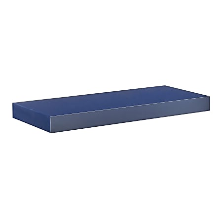 Eurostyle Barney Floating Shelf, 2”H x 24”W x 10”D, Deep Blue