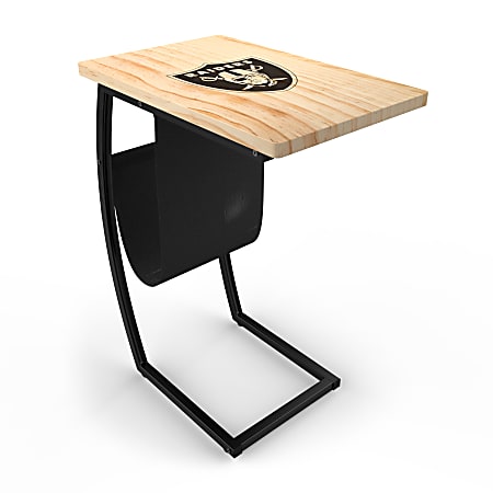 Imperial NFL Anywhere Table, 23-1/2”H x 18-1/4”W x 11-3/4”D, Las Vegas Raiders