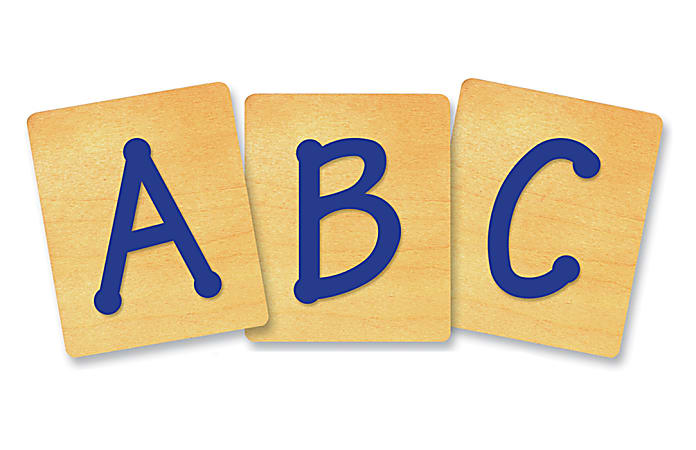 Ellison® Prestige® SureCut™ Alphabet Set, 4", Lollipop™ Capital Letters