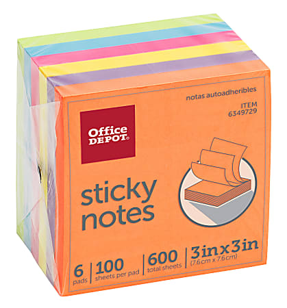 Sticky note brands cheap