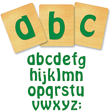 Ellison® Prestige® SureCut™ Alphabet Set, 4", Vagabond™ Lowercase Letters