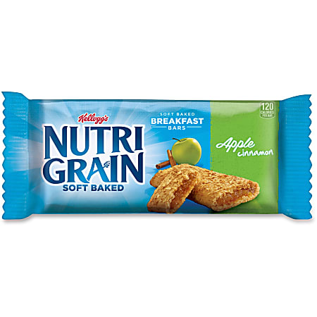 Kellogg's® Nutri-Grain Bars, Apple Cinnamon, 1.3 Oz, Box Of 16