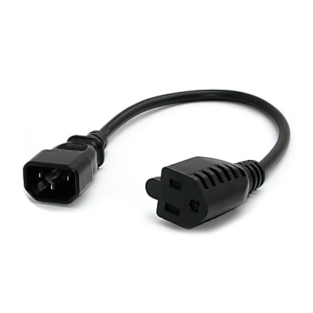 StarTech.com PAC100 Computer Power Cord, 1 ft