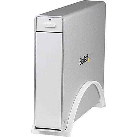 StarTech.com USB 3.0 Trayless External 3.5" SATA III HDD Enclosure w/ UASP - White