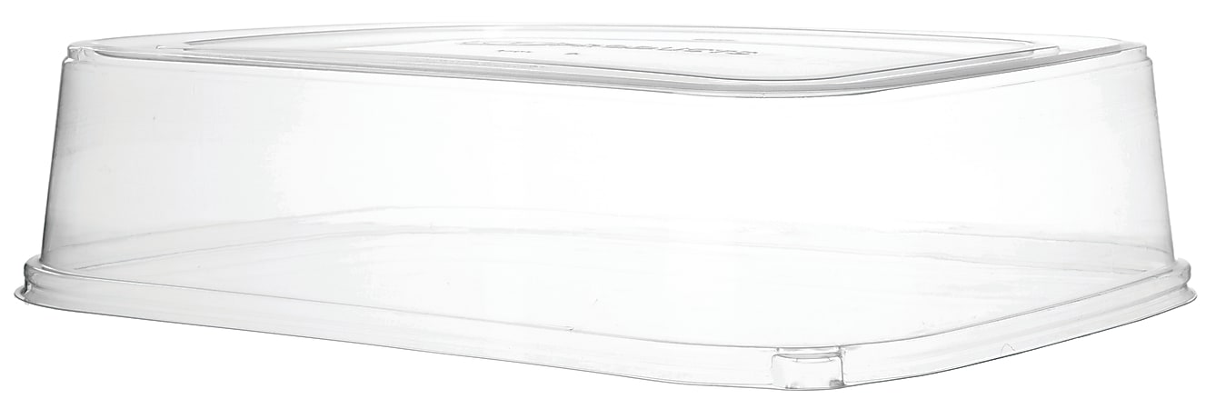 Eco-Products Regalia Sugarcane Tray Lids, 13" x 17", White, Pack Of 50 Lids