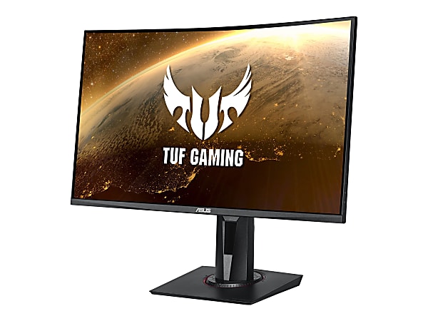 ASUS TUF Gaming VG27VQ - LED monitor - gaming - curved - 27" - 1920 x 1080 Full HD (1080p) @ 165 Hz - VA - 400 cd/m² - 3000:1 - HDR10 - 1 ms - HDMI, DVI-D, DisplayPort - speakers - black