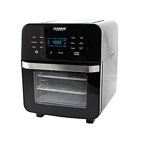 NuWave 38040 Brio 15.5-Quart Digital Oven & Air Fryer, Black
