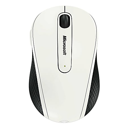 Microsoft Wireless Mobile Mouse 4000 - USB - 4 x Button - White