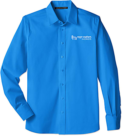 Custom Men's Stretch Untucked Dress Shirt