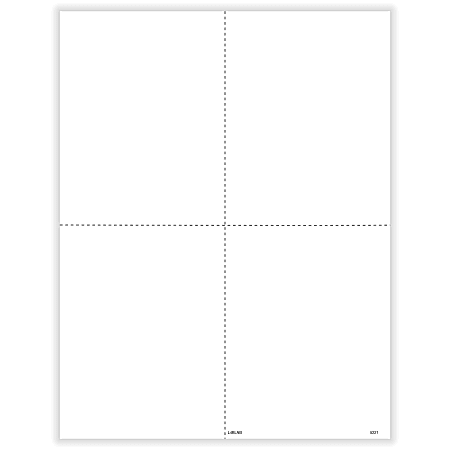 ComplyRight™ 1099R Tax Forms, Blank Face Without Backer Instructions For 1099R/W-2, 4-Up (Box Style), 8-1/2" x 11", White, Pack Of 2,000 Forms