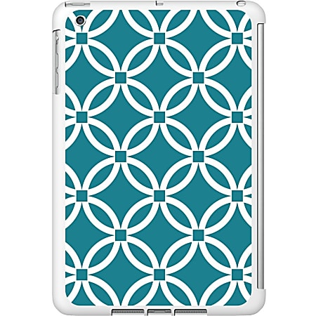 OTM iPad Mini White Glossy Case Elm Bold Collection, Teal