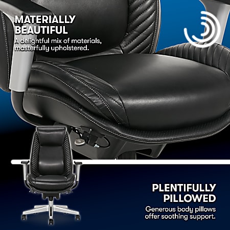 Serta iComfort i6000 Ergonomic Bonded Leather High Back Manager
