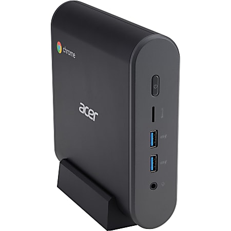 Acer CXI3-4GKM4 Chromebox - Intel Celeron 3867U Dual-core (2 Core) 1.80 GHz - 4 GB RAM DDR4 SDRAM - 32 GB Serial ATA/600 SSD - ChromeOS - Intel HD Graphics 610 - IEEE 802.11ac - 65 W