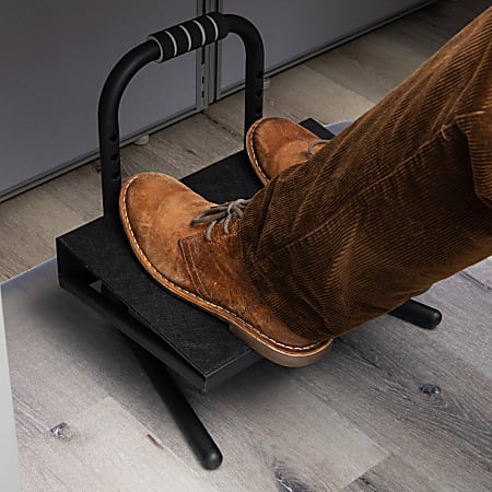 Mind Reader Harmony Collection, Ergonomic Footrest for Under Desk