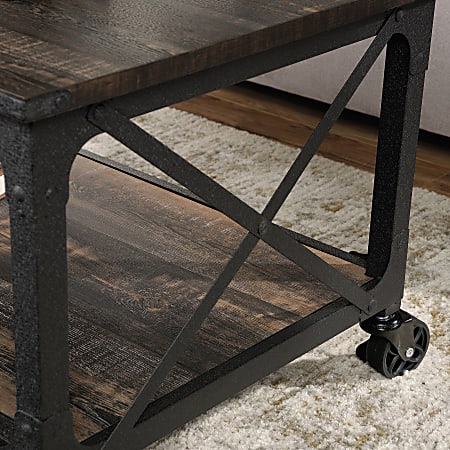 Sauder steel cheap river coffee table