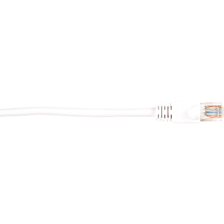 Black Box Connect Cat.5e UTP Patch Network Cable - 5 ft Category 5e Network Cable for Network Device - First End: 1 x RJ-45 Network - Male - Second End: 1 x RJ-45 Network - Male - 1 Gbit/s - Patch Cable - Gold Plated Contact - CM - 26 AWG - White - 1 Each