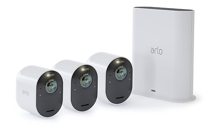 Arlo Ultra 4K UHD Wireless Security 3-Camera System, VMS5340