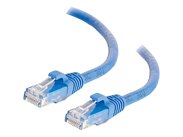 C2G 15ft Cat6 Snagless Unshielded UTP Ethernet Network Patch Cable (RJ45 M/M), Blue, Standard RJ45 Connectors, 5600pf/100m - Category 6  - 22015