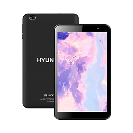 Hyundai HyTab Plus 8WB1 Wi-Fi Tablet, 8" Screen, 3GB Memory, 32GB Storage, Android 11, Black