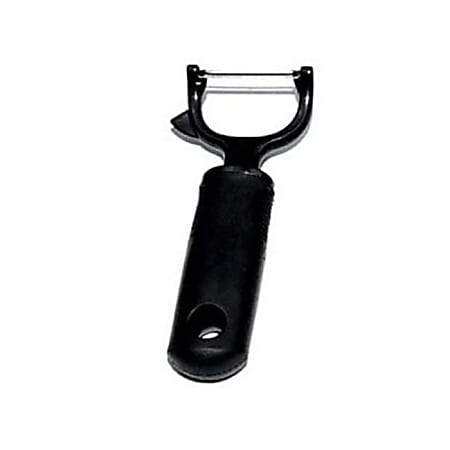 Winco Plastic Y Peeler, 6-1/2", Black