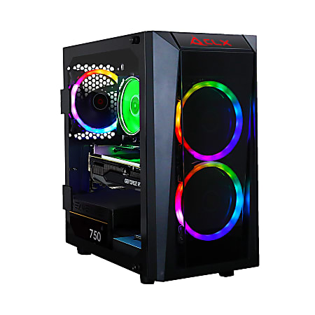 CLX SET TGMSETRTH0C06BM Gaming Desktop PC, AMD Ryzen 9, 16GB Memory, 2TB Hard Drive/240GB Solid State Drive, Windows® 10 Home