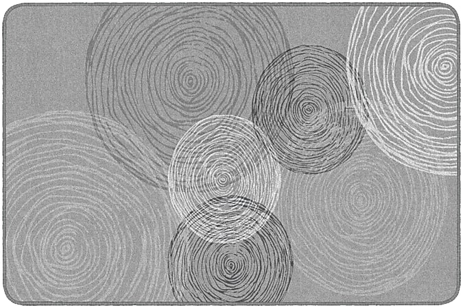 Flagship Carpets Kaleidoscope Rectangular Rug, 48" x 72", Gray